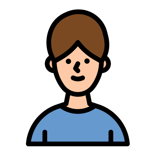 Teen teen boy student icon