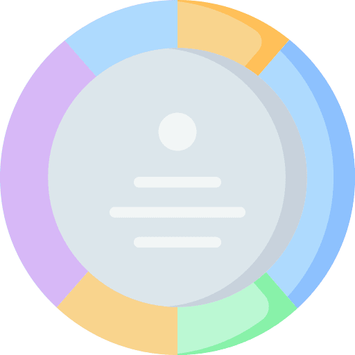 Pie chart graphics chart finances icon