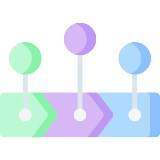 Timeline structure timeline experience icon
