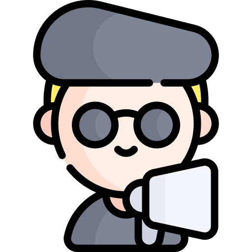 Director cinema staff user icon