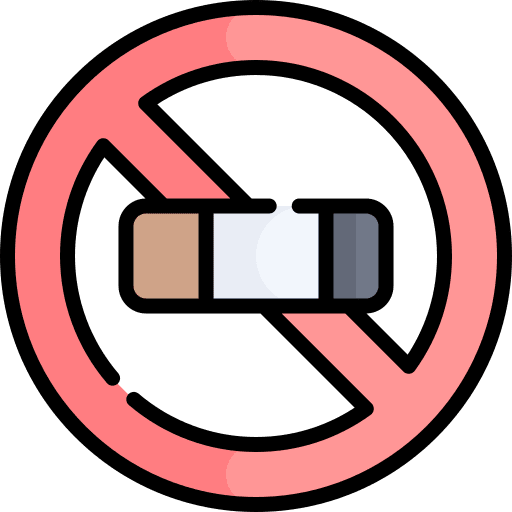 No smoking no smoking sign warming icon