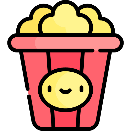 Popcorn snack fast food food icon
