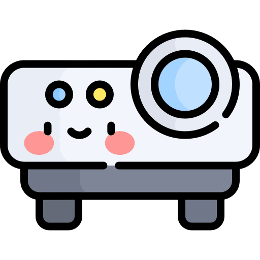 Projector multimedia presentation electronics icon