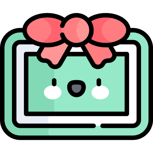 Gift card shopping card commerce and shopping ribbon icon