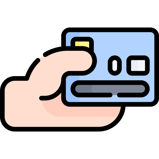 Credit card money business and finance hand icon