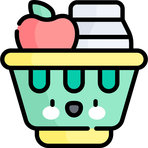 Groceries milk food food and restaurant icon