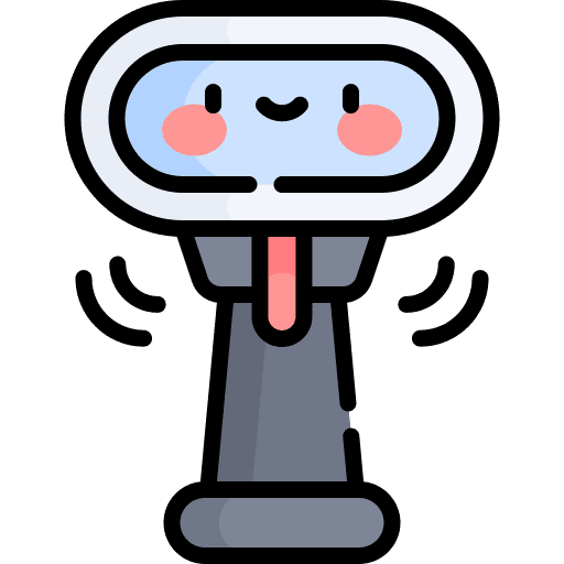 Scanner information commerce and shopping scanner icon