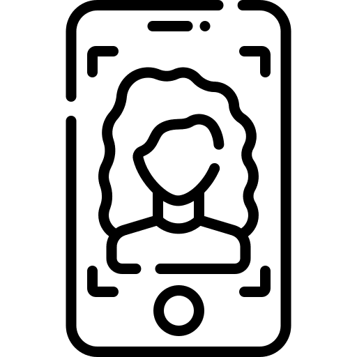 Selfie photo camera electronics smartphone icon