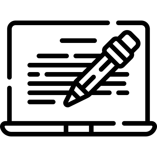 Write content write pencil icon