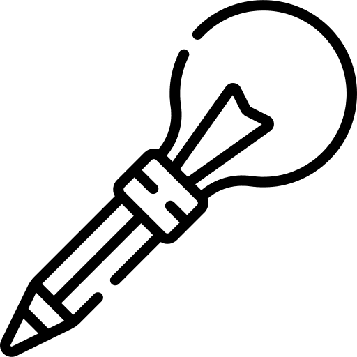 Idea idea pencil creative icon