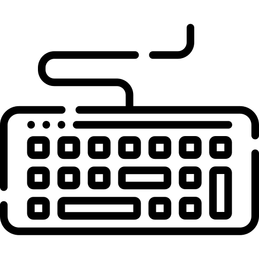 Keyboard electronics hardware device icon