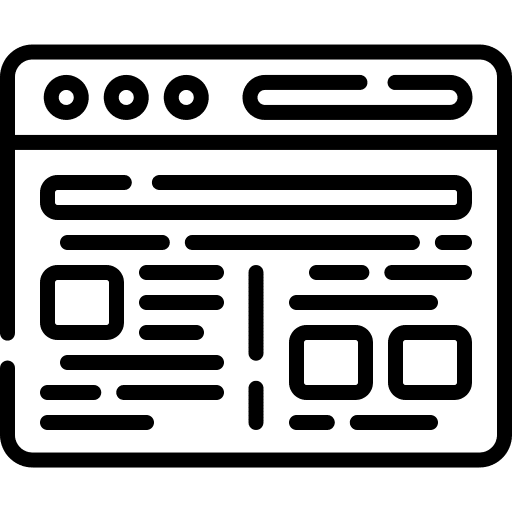 News blog news communications icon