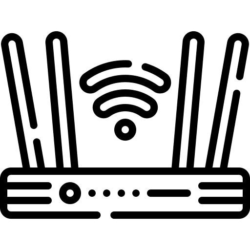 Wifi electronics computer wireless router icon