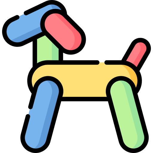 Balloon dog animal balloon dog celebration icon