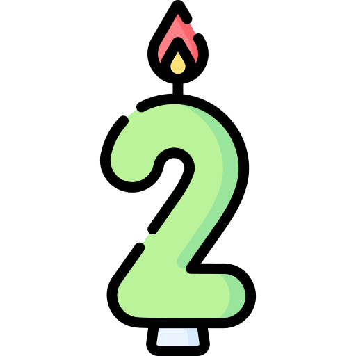 Candle christmas birthday wellness icon