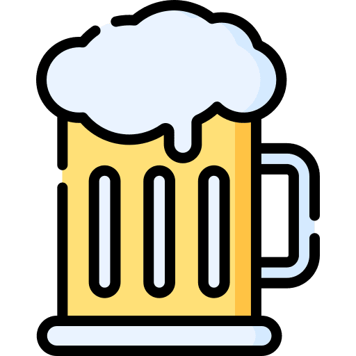 Beer pint of beer pint alcoholic drink icon