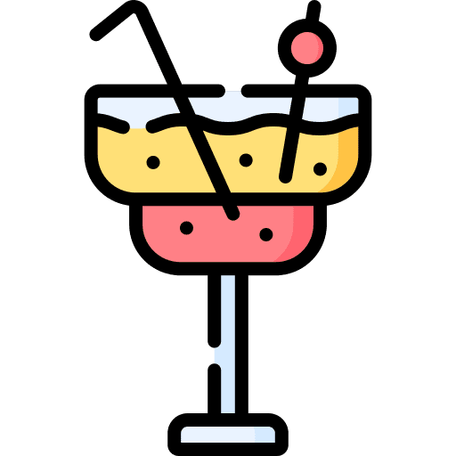 Cocktail glass alcoholic drinks cocktail icon