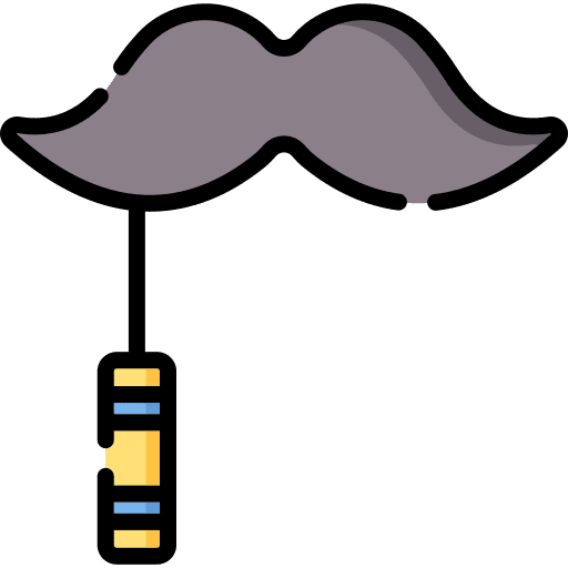 Moustache costume costume party party icon