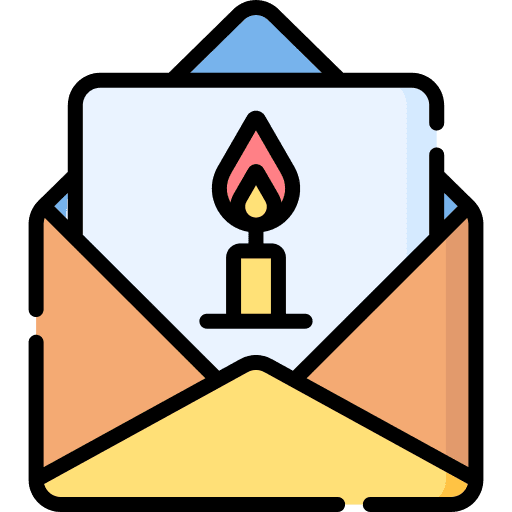 Birthday greeting communications invitation icon