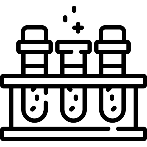 Test tubes education science test tube icon