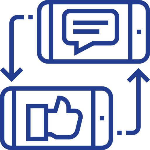 Connection connection thumbs up chat icon