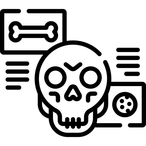 Human bones human body body organ human bones icon