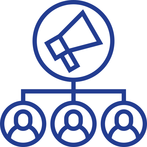 Promote megaphone promote social media icon