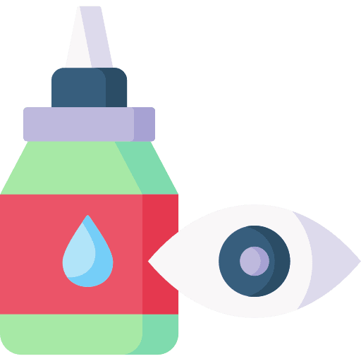 Eye dropper allergy eye dropper pharmacy icon