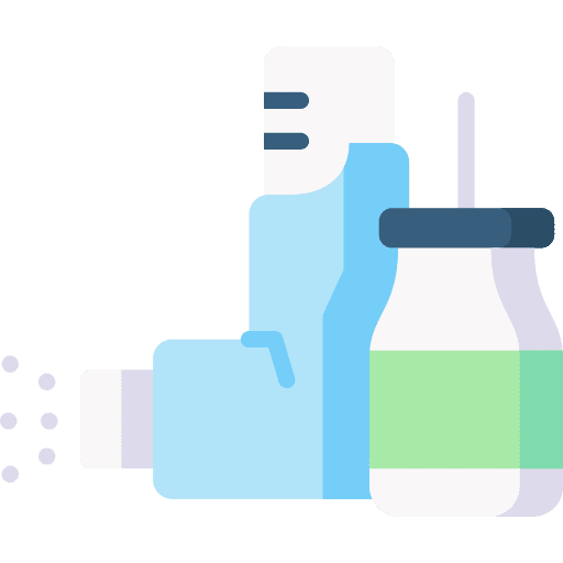 Inhaler respiratory inhalator asthma icon