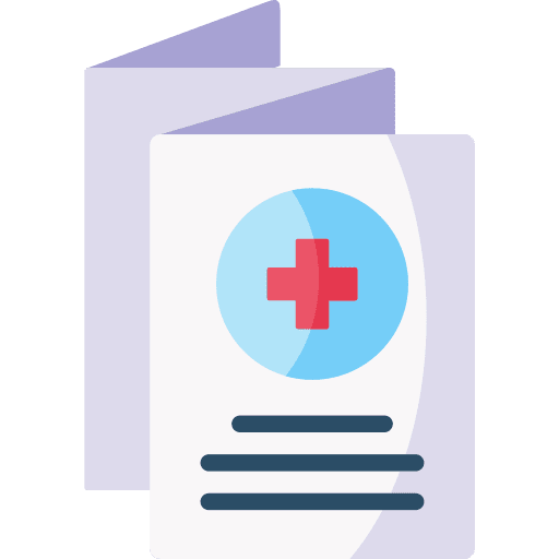 Leaflet pharmacy leaflet brochure icon