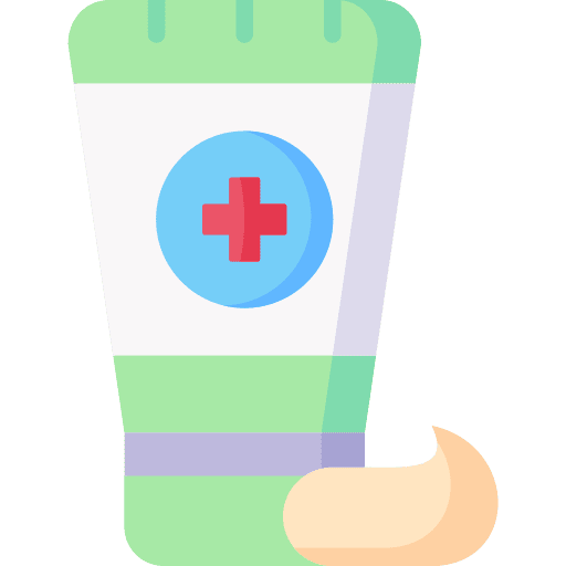 Ointment gel cream healthcare and medical icon