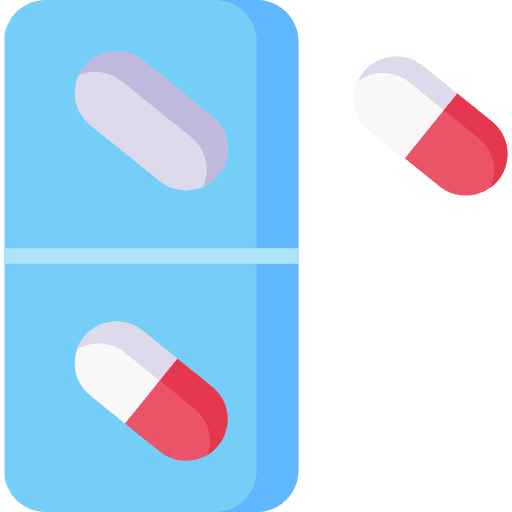 Pills package healthcare and medical pills icon