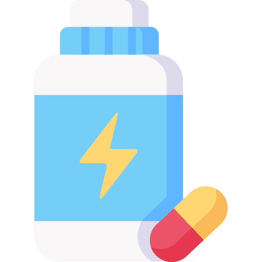 Supplement supplement immunity bottle icon
