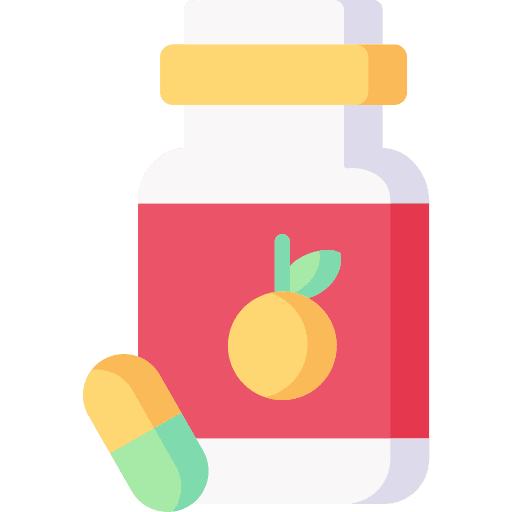 Vitamin citric bottle vitamin c icon