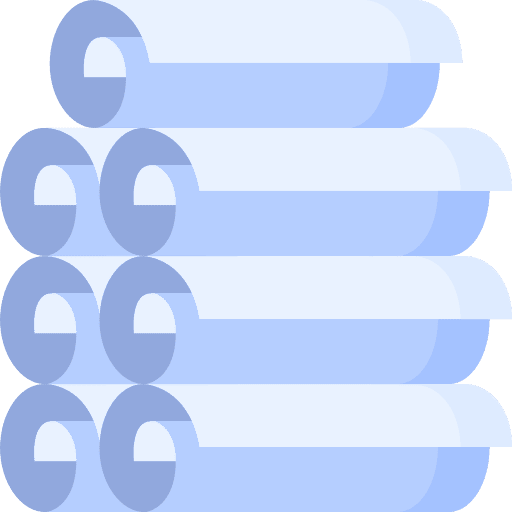 Paper rolls printing rolls project icon