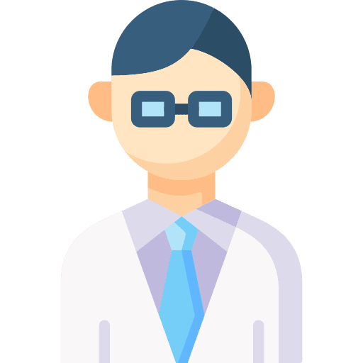 Pharmacist drugstore avatar man icon