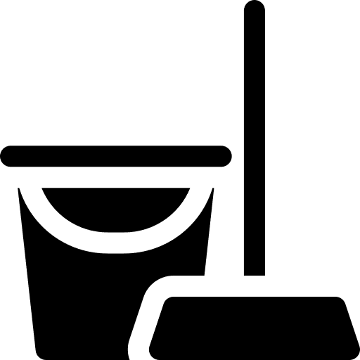 Cleaning clean household bucket icon