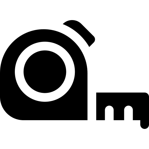 Measure tape measuring tape construction and tools measure tape icon