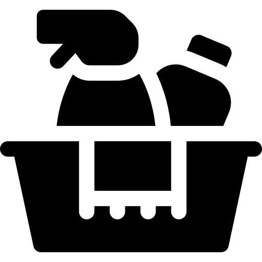 Detergent cleaning bucket detergent icon