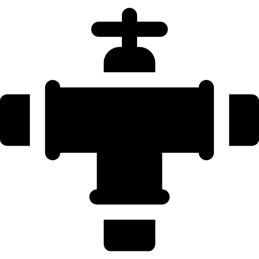 Pipe pipe fuel valve icon