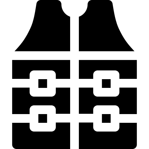 Life vest life jacket life vest high visibility vest icon