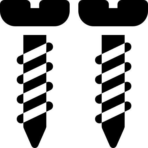 Screws bolt screws nut icon