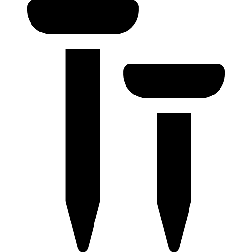 Nails nails carpenter construction and tools icon