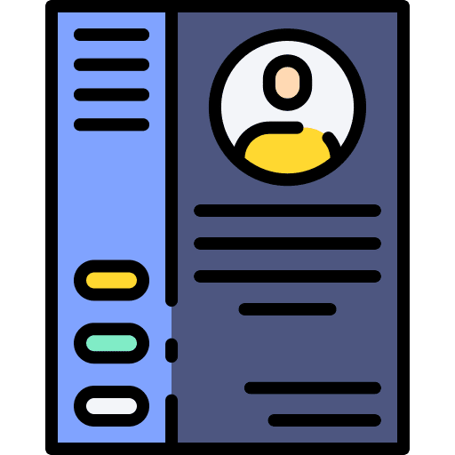 Cv curriculum vitae business business and finance icon