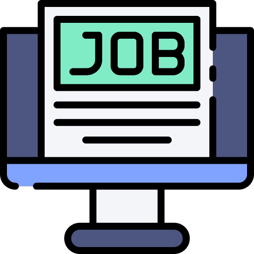 Job portfolio jobs business and finance icon