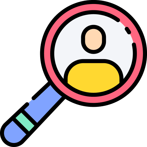 Search zoom detective search icon