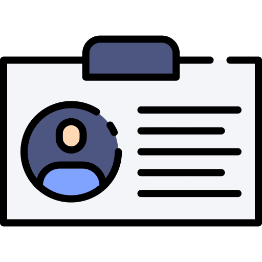 Id card identity id card id cards icon