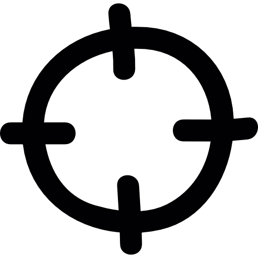 Shooting target doodle shoot guns gun icon