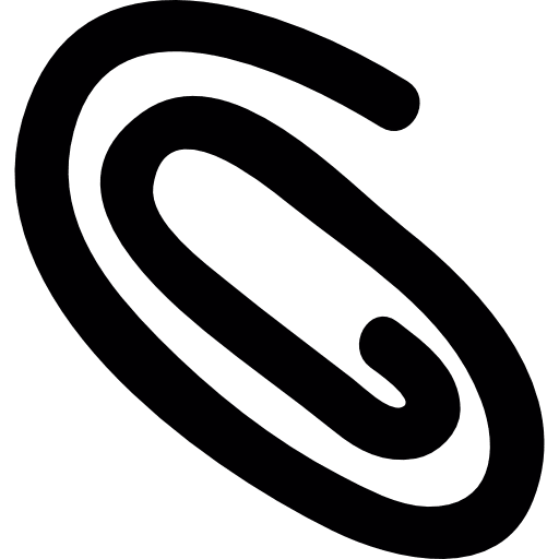 Clip doodle office material attached attach icon