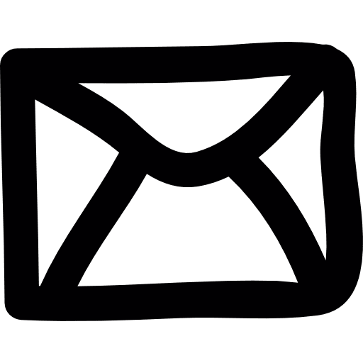 Envelope doodle mailing mails emails icon